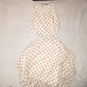 Dress with back cut out